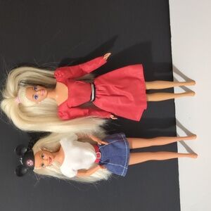 Vintage Barbie Dolls Lot Of 2 Barbie Doll